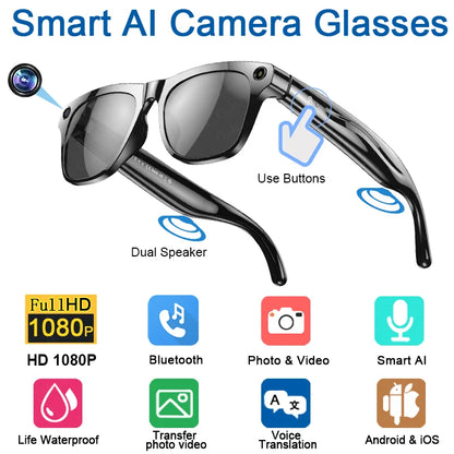 Xiaomi AI Smart Glasses Chat GPT 4K HD Camera Glasses Bluetooth Call 260Mah Battery Voice Assistant Navigation Waterproof