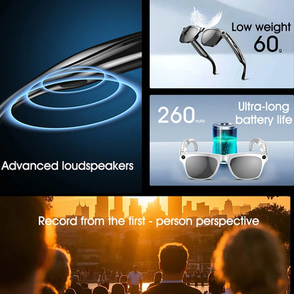 Xiaomi AI Smart Glasses Chat GPT 4K HD Camera Glasses Bluetooth Call 260Mah Battery Voice Assistant Navigation Waterproof