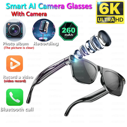 Xiaomi AI Smart Glasses Chat GPT 4K HD Camera Glasses Bluetooth Call 260Mah Battery Voice Assistant Navigation Waterproof